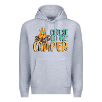 Heather Grey cutest little camper Premium Hoodie - MaliasSmallBusiness
