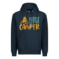 Navy cutest little camper Premium Hoodie - MaliasSmallBusiness