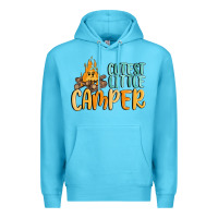 Ocean Blue cutest little camper Premium Hoodie - MaliasSmallBusiness