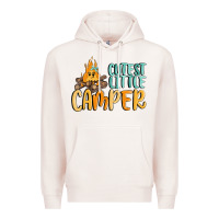 Pale Pink cutest little camper Premium Hoodie - MaliasSmallBusiness