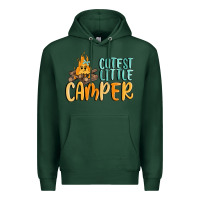 Sports Green cutest little camper Premium Hoodie - MaliasSmallBusiness