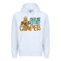 White cutest little camper Premium Hoodie - MaliasSmallBusiness