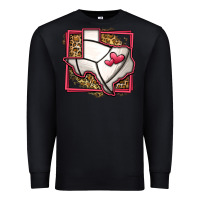 Black leopard volleyball texas map Premium Sweatshirt - Jasminsmagicworld