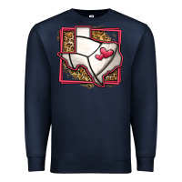 Navy leopard volleyball texas map Premium Sweatshirt - Jasminsmagicworld