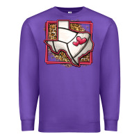 Purple leopard volleyball texas map Premium Sweatshirt - Jasminsmagicworld