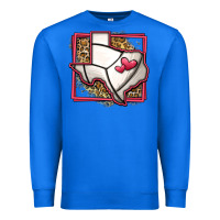 True Royal leopard volleyball texas map Premium Sweatshirt - Jasminsmagicworld
