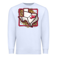 White leopard volleyball texas map Premium Sweatshirt - Jasminsmagicworld