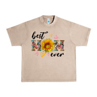 French Oak best mom ever with sunflower Urban Heavy Tee - Artiststas