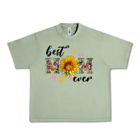 Best Mom Ever With Sunflower Urban Heavy Tee | Teevron