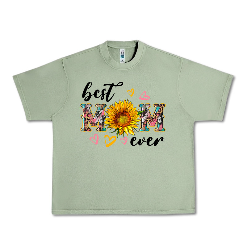 Best Mom Ever With Sunflower Urban Heavy Tee by Artiststas | Teevron