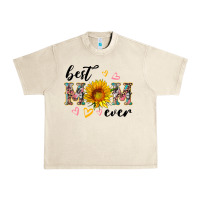 Sandshell best mom ever with sunflower Urban Heavy Tee - Artiststas