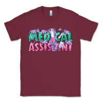 Burgundy medical assistant Classic Tee - texasbilliewilder
