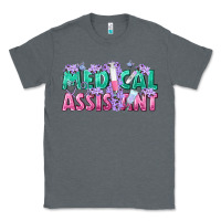 Charcoal Heather medical assistant Classic Tee - texasbilliewilder