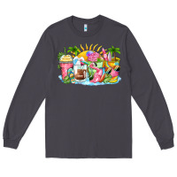 Smoke beach summer coffee cups Long Sleeve Tee - Zillion Design Studio