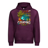 Mauve Wine fires friends drinks camping crew Urban Hoodie - NancyCooperArtShop