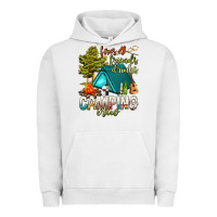 Pigment Lunar Rock fires friends drinks camping crew Urban Hoodie - NancyCooperArtShop