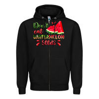 Black don't eat watermelon seeds Zipper Hoodie - Zillion Design Studio