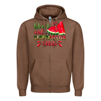 Chestnut don't eat watermelon seeds Zipper Hoodie - Zillion Design Studio