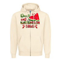 Sandshell don't eat watermelon seeds Zipper Hoodie - Zillion Design Studio