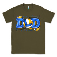 Army Green dad volleyball Classic Tee - Zillion Design Studio