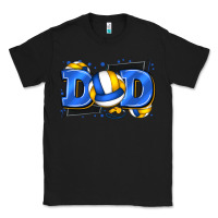 Black dad volleyball Classic Tee - Zillion Design Studio