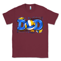 Burgundy dad volleyball Classic Tee - Zillion Design Studio