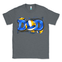 Charcoal Heather dad volleyball Classic Tee - Zillion Design Studio