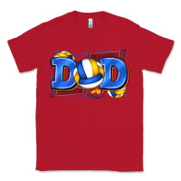 Red dad volleyball Classic Tee - Zillion Design Studio