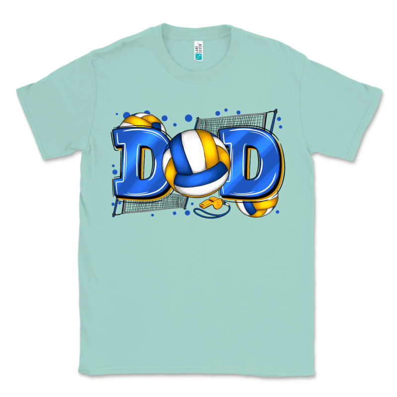Dad Volleyball Classic Tee by Zillion Design Studio | Teevron
