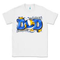 White dad volleyball Classic Tee - Zillion Design Studio