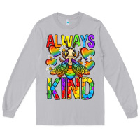 Moon Dust always bee kind pride lgbtq Long Sleeve Tee - texasbilliewilder