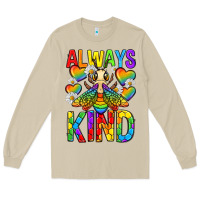 Mushroom always bee kind pride lgbtq Long Sleeve Tee - texasbilliewilder