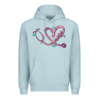 Blue Mist nurse heart Premium Hoodie - MaliasSmallBusiness