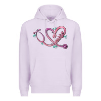 Lilac nurse heart Premium Hoodie - MaliasSmallBusiness