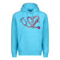 Ocean Blue nurse heart Premium Hoodie - MaliasSmallBusiness
