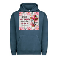 Pigment Midnight Navy christian Urban Hoodie - MaliasSmallBusiness