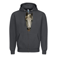 Smoke horse head Zipper Hoodie - RanaPortraitStore