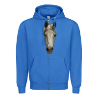True Royal horse head Zipper Hoodie - RanaPortraitStore