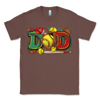 Chestnut dad softball Classic Tee - Zillion Design Studio