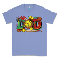 Colony Blue dad softball Classic Tee - Zillion Design Studio