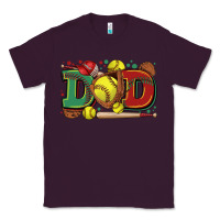 Plum dad softball Classic Tee - Zillion Design Studio