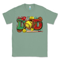 Sage dad softball Classic Tee - Zillion Design Studio