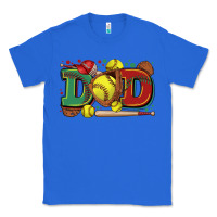 True Royal dad softball Classic Tee - Zillion Design Studio