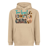 Mushroom too bad i don't care Heavyweight Hoodie - JahusDesignShop