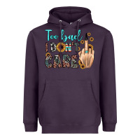 Plum too bad i don't care Heavyweight Hoodie - JahusDesignShop