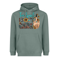 Sage too bad i don't care Heavyweight Hoodie - JahusDesignShop