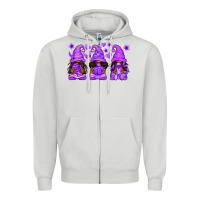 Domestic Violence Warrior Afro Gnomes Zipper Hoodie | Teevron