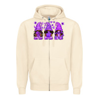 Sandshell Domestic Violence Warrior Afro Gnomes Zipper Hoodie - texasbilliewilder