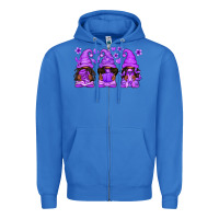 True Royal Domestic Violence Warrior Afro Gnomes Zipper Hoodie - texasbilliewilder