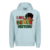Blue Mist i am black history black boy Premium Hoodie - MaliasSmallBusiness